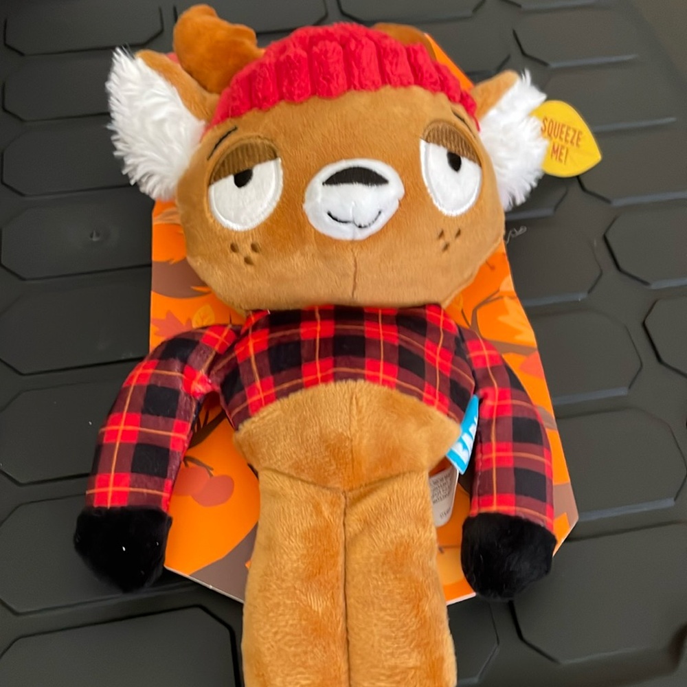 Bark Dog Toy Lumberjack Fall Winter